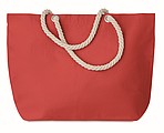 Beach bag with cord handle