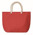 Beach bag with cord handle