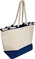 Beach bag with drawstring