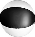 Beach ball, 35cms deflatedBlack/ white