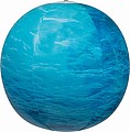 Beach ball in sea look