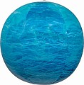 Beach ball in sea look