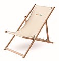 Beach chair in wood