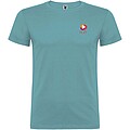 Beagle short sleeve kids t-shirt, dusty blue