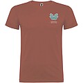 Beagle short sleeve mens t-shirt, brick red
