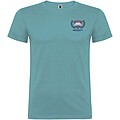 Beagle short sleeve mens t-shirt, dusty blue