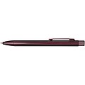 Beatriz recycled brass ballpoint pen (blue ink), burgundy