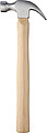 Beechwood claw hammer Asha, brown
