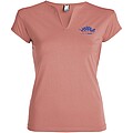 Belice short sleeve womens t-shirt, clay orange