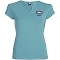 Belice short sleeve womens t-shirt, dusty blue