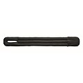 Bendable roll travel pillow, black