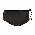 Bendable roll travel pillow, black