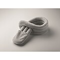 Bendable roll travel pillow, grey