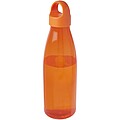 Bergen 800 ml recycled plastic water bottle, orange