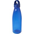 Bergen 800 ml recycled plastic water bottle, royal blue