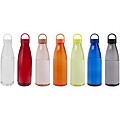 Bergen 800 ml recycled plastic water bottle, solid black