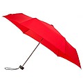 BESIR ultralight manual folding umbrella, red
