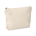 Bicolour cotton cosmetic bag