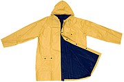 Bicolour reversible raincoat, PVC,XL