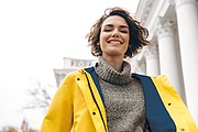 Bicolour reversible raincoat, PVC,XL