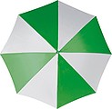Bicoloured automatic umbrella, green
