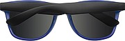 Bicoloured sunglasses with mirrored lenses
