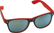 Bicoloured sunglasses with mirrored lenses