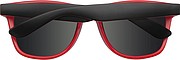 Bicoloured sunglasses with mirrored lenses