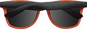 Bicoloured sunglasses with mirrored lenses