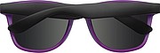Bicoloured sunglasses with mirrored lenses