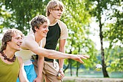 Big boules game, green