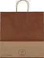 Big recycled paperbag with 2 handles