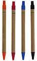 Biodegradable plastic ball pen, black