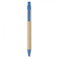 Biodegradable plastic ball pen, blue