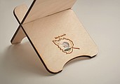 Birch Wood phone stand