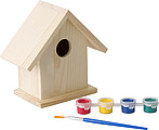 Birdhouse with painting set