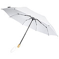 Birgit 21 foldable windproof recycled PET umbrella