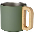 Bjorn 360 ml RCS certified recycled stainless steel mug with copper vacuum insulation