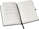 Black A5 note book, black