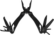 Black aluminium multitool Ariane, black