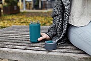 Black+Blum Glass Travel Cup 340ML, turquoise