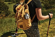 Black+Blum Steel Water Bottle 600ml, olive green
