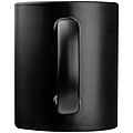 Black mug with colored inside
