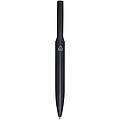 Blanca recycled aluminium ballpoint pen (blue ink), solid black