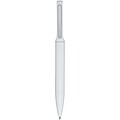 Blanca recycled aluminium ballpoint pen (blue ink), white