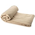 Blanket in pouch - beige