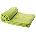 Blanket in pouch - lime