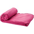 Blanket in pouch - magenta