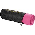 Blanket in pouch - magenta