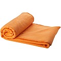 Blanket in pouch - orange